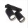 Spot de plafond noir COLENE L:5,5-20cm Moderne 2x GU10