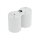 Petit plafonnier blanc or H:13cm 2x GU10 compact