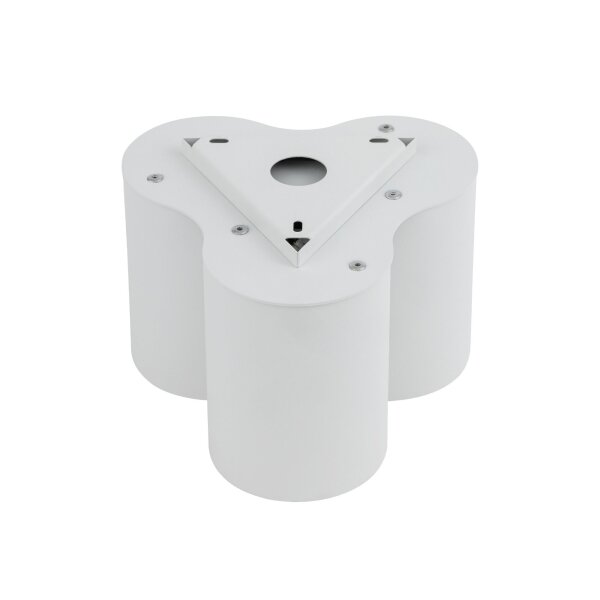 Spot de plafond polyvalent blanc or 3x GU10 petit