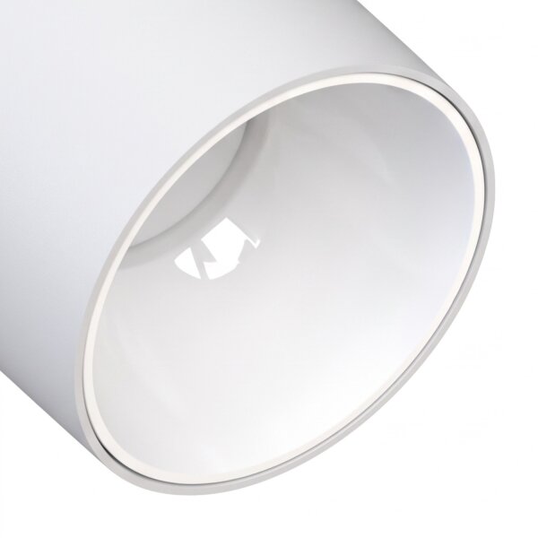 Spot blanc à poser 2x GU10 H:13cm petit compact