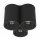 Spot à poser Lampe noire 3 flammes GU10 Moderne