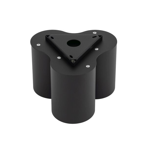Spot à poser polyvalent 3x GU10 H:13cm petit noir