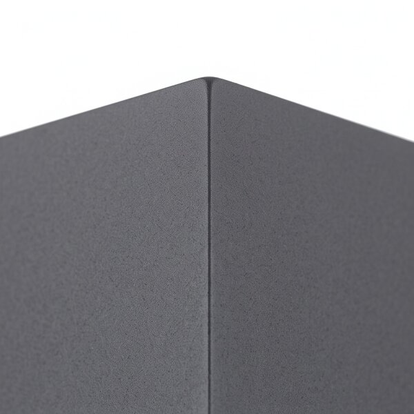 Spot noir à poser carré L:12,5cm GU10 métal compact
