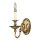 Opulente lampe murale CANDELA 3 laiton massif baroque