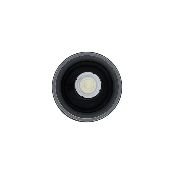 Spot moderne rond Ø127mm GU10 noir apparent