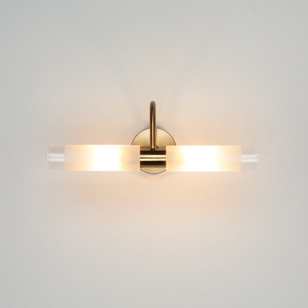Lampe de miroir salle de bain en laiton CONNERS