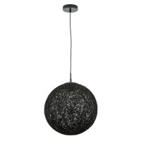 Suspension boule métallique tressée...
