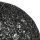 Suspension boule métallique tressée Ø 40 cm Noir