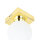 Lampe de salle de bain en or blanc STAR mur plafond