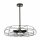 Plafonnier Métal Noir Ø 56 cm 5x E27 Rétro