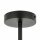 Plafonnier Métal Noir Ø 56 cm 5x E27 Rétro