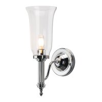 Lampe de salle de bain en laiton avec LED en chrome IP44