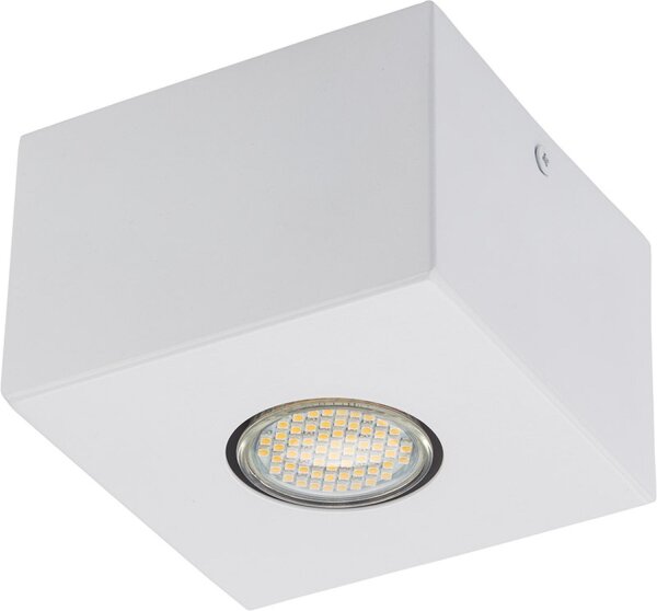 Port dapplique carré Net Blanc GU10