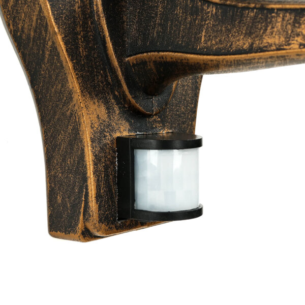 Applique dextérieur LYON Noir Cuivre E27