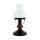 Lampe de table en bois véritable verre style rustique