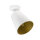 Plafonnier Blanc Or Métal Rétro flexible E27