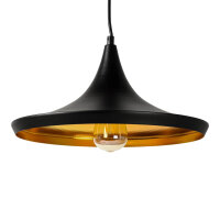 Lampe à suspendre industrielle métal noir...