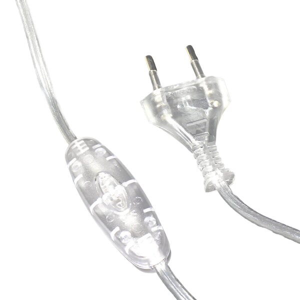 Lampe à suspendre avec fiche Câble de 5,5 m Gris flexible