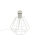 Lampe de table Blanc 34 cm E27 Tissu Métal