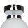 Plafonnier salle de bain chrome blanc E14