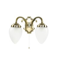Applique murale avec interrupteur Art nouveau en bronze