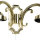 Applique murale avec interrupteur Art nouveau en bronze