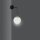 Applique en verre Boule Abat-jour Noir Blanc Moderne E27