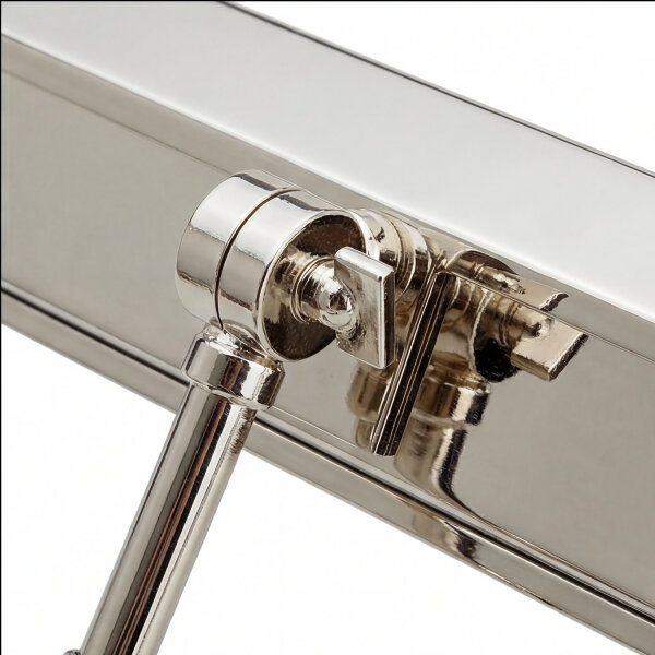 Lampe à tableau en nickel ajustable 40cm de large