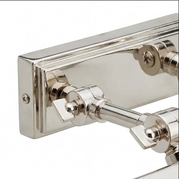 Lampe à tableau en nickel ajustable 40cm de large