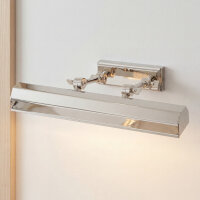 Lampe à tableau en nickel ajustable 40cm de large