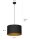 Suspension Noir Or Tissu Ø35cm YENNA Salon