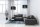 Suspension réglable Noir Argent Tissu Moderne