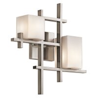 Lampe LED design mur verre métal moderne couloir...