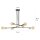 Lampe à suspendre ajustable Noir Rétro 6x E27 Métal