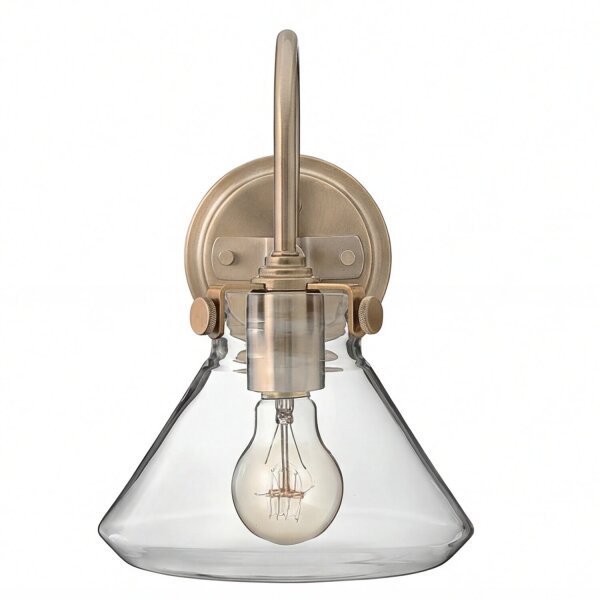 Applique design look industriel Abat-jour en verre