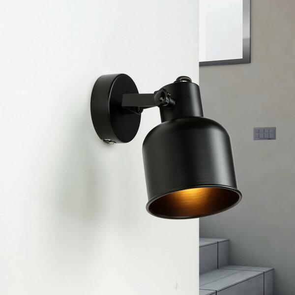 Spot Spot orientable noir métal E14 Industrial