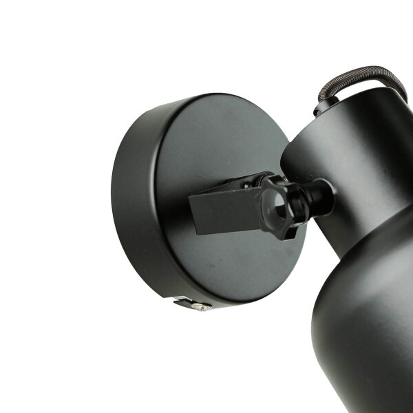 Spot Spot orientable noir métal E14 Industrial