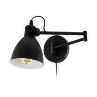 Applique avec câble Interrupteur orientable E27 PIERRE