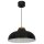 Suspension Noir M&eacute;tal Abat-jour Scandinave