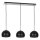 Lampe &agrave; suspendre m&eacute;tal r&eacute;tro design 3 flammes E27
