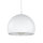 Lampe à suspendre blanche E27 design rétro 3 flammes