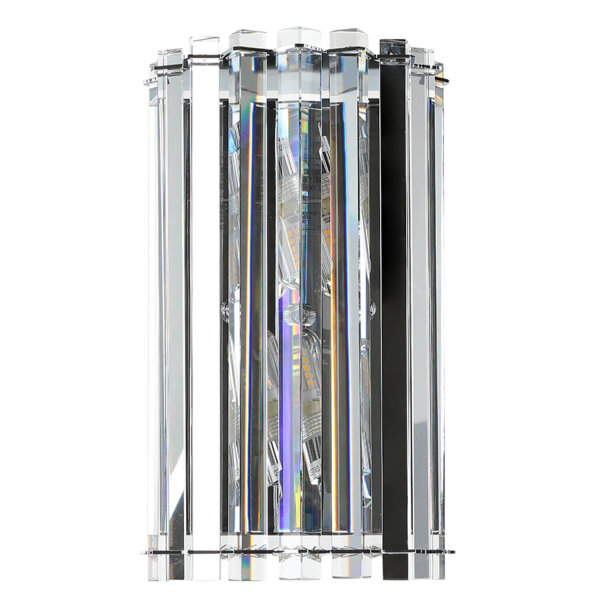 Lampe de salle de bain LED cristal verre IP44 design moderne