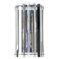 Lampe de salle de bain LED cristal verre IP44 design moderne