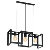 Lampe &agrave; suspendre Noir M&eacute;tal Moderne pour E27