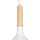 Lampe à suspendre Blanc Métal Bois 3 flammes
