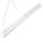 Lampe à suspendre Blanc Métal Bois 3 flammes