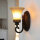 Applique ANABELL 1 en brun L:16cm Lampe de campagne