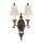 Applique ANABELL 1 noyer 2xE27 Lampe de campagne