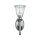 Lampe de salle de bain design LED en laiton verre IP44 en chrome