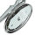 Lampe de salle de bain design LED en laiton verre IP44 en chrome